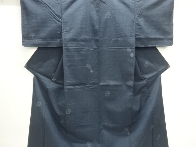 JAPANESE KIMONO / TSUMUGI / UNUSED / WOVEN SQUARE